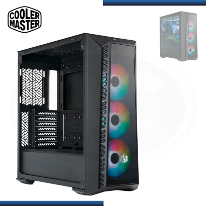 CASE COOLER MASTER MASTERBOX MB520 MESH BLACK SIN FUENTE VIDRIO TEMPLADO USB 3.2 (PN:MB-520-KGNN-S00)