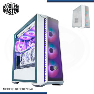 CASE COOLER MASTER MASTERBOX MB520 MESH WHITE SIN FUENTE VIDRIO TEMPLADO USB 3.2 (PN:MB520-WGNN-S00)