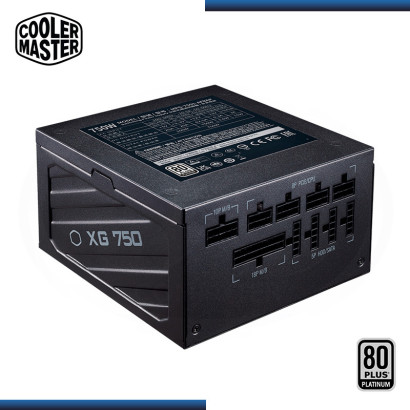 FUENTE COOLER MASTER XG750 750W 80 PLUS PLATINIUM FULL MODULAR BLACK (PN:MPG-7501-AFBAP-U2)