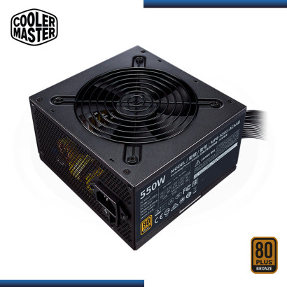 FUENTE COOLER MASTER MWE 550 V2 550W 80 PLUS BRONZE (PN:MPE-5501-ACAAB-US)