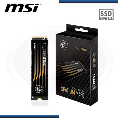 SSD 1TB MSI SPATIUM M480 NVMe M.2 2280 PCIe.GEN 4x4
