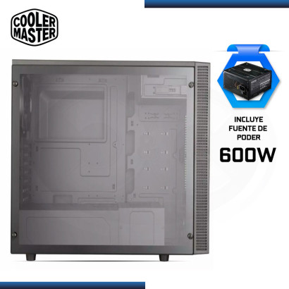 CASE COOLER MASTER E500L ELITE V3 CON FUENTE 600W USB 3.0 (PN:MCB-E500L-KA5A60-S01)