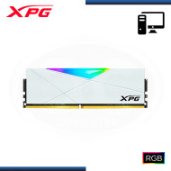 MEMORIA 8GB DDR4 XPG SPECTRIX D50 RGB WHITE BUS 3200MHz (PN:AX4U32008G16A-SW50)