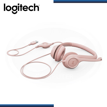 AUDIFONO LOGITECH H390 ROSE CON MICROFONO USB (PN:981-001280)