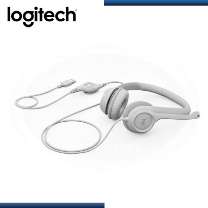 AUDIFONO LOGITECH H390 WHITE CON MICROFONO USB (PN:981-001285)