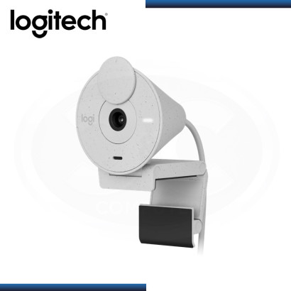 WEBCAM LOGITECH BRIO 300 WHITE FULL HD 1080P USB-C (PN:960-001440)
