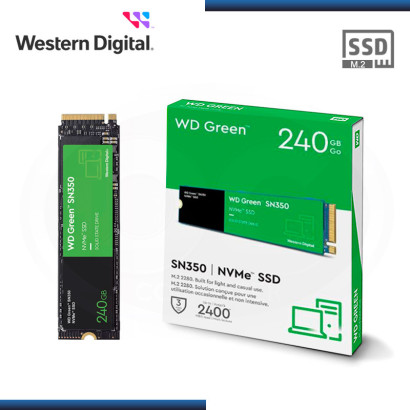 SSD 240GB WESTERN DIGITAL SN350 GO M.2 2280 PCIe GEN3 (PN:WDS240G2G0C-00AJM0)