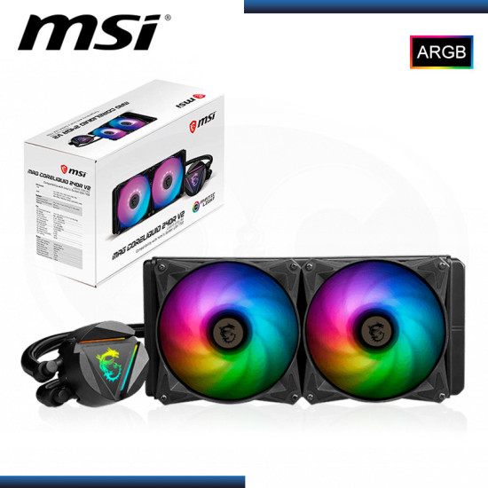 MSI MAG CORELIQUID 240R V2 ARGB REFRIGERACION LIQUIDO AMD/INTEL (PN:306-7ZW1B46-813)