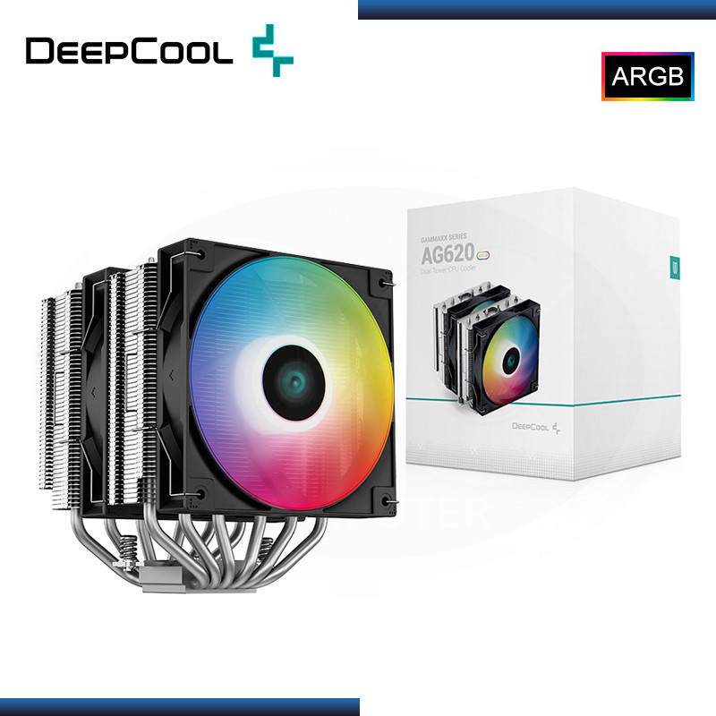Deepcool AG620 Dual-Tower 120mm CPU Cooler R-AG620-BKNNMN-G-1
