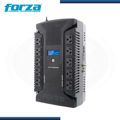 UPS FORZA HT-1002LCD INTERACTIVA 10 TOMAS 2 USB 1000VA/600W