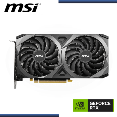 MSI GEFORCE RTX 3060 8GB GDDR6 128BITS OC VENTUS 2X (PN:912-V397-646)