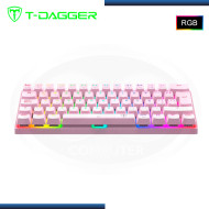 TECLADO T-DAGGER ARENA PINK RGB SWITCH RED ESPAÑOL (PN:T-TGK321P-RGB-SP-RED)