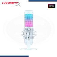 MICROFONO HYPER X QUADCAST S RGB WHITE ANTI-VIBRACION COMPATIBLE PC PS4 PS5 MAC (PN:519P0AA)