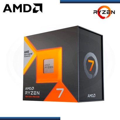 PROCESADOR AMD RYZEN 7 7800X3D 4.2GHZ/5.0GHZ 104MB 8CORE AM5 (PN:100-100000910WOF)