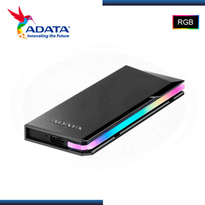 CASE SSD ADATA EC700G RGB M.2 2280 PCIe NVMe INTERFAZ USB 3.2 GEN2 TIPO-C (PN:AEC700GU32G2-CGY)