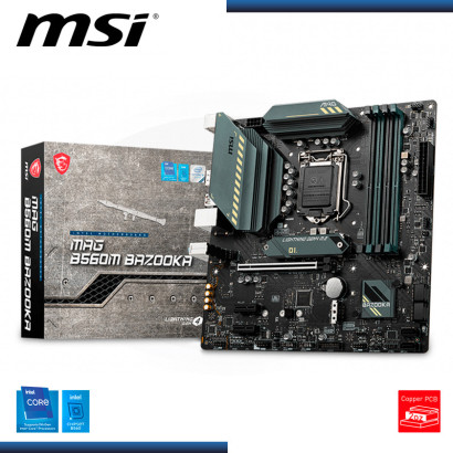 PLACA MSI MAG B560M BAZOOKA DDR4 LGA 1200 (PN:911-7D18-002)