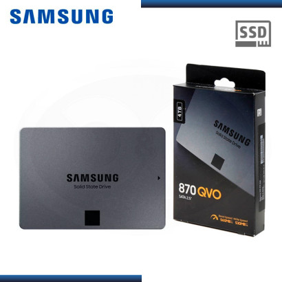 SSD 4TB SAMSUNG QVO 870 SATA3 6GB/s FORMATO 2.5" (PN:MZ-77Q4T0B/AM)