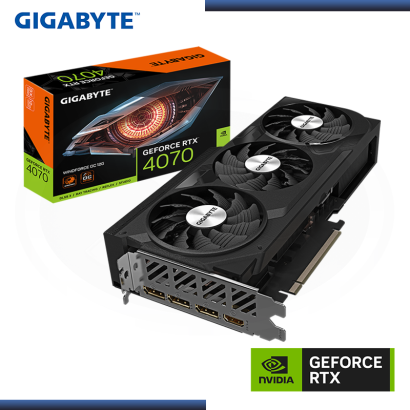 GIGABYTE GEFORCE RTX 4070 12GB GDDR6X 192BITS WINDFORCE OC (PN:GV-N4070WF3OC-12GD)