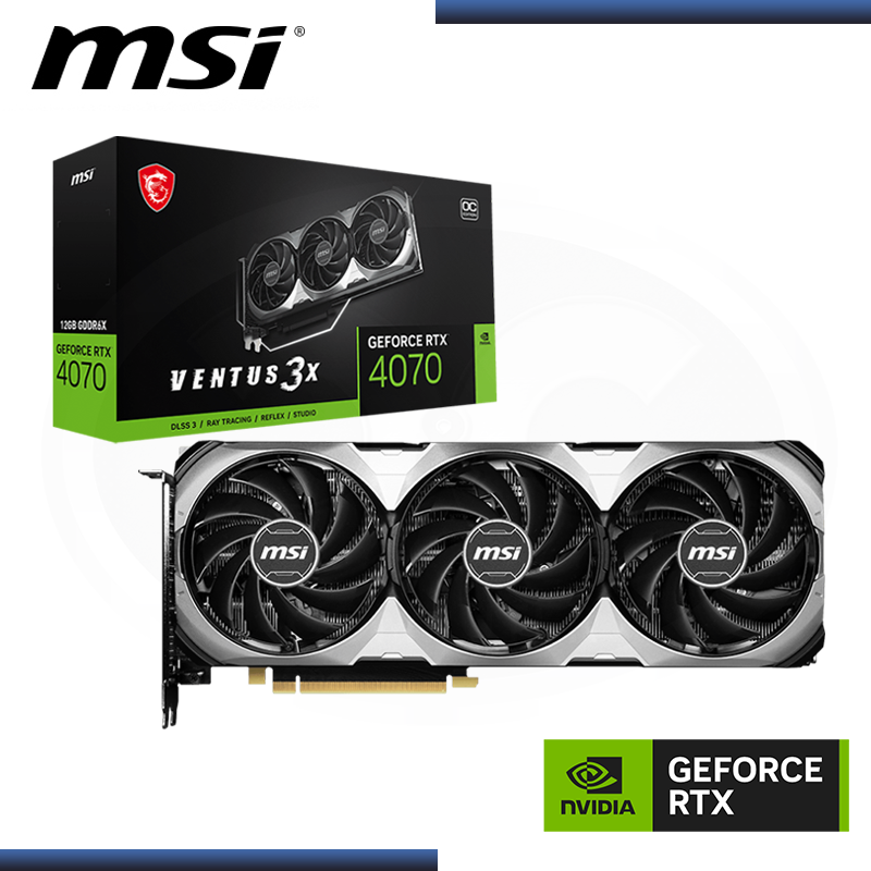 MSI GeForce RTX 4070 VENTUS 2X E 12G OC PCI-Express 4.0 ...