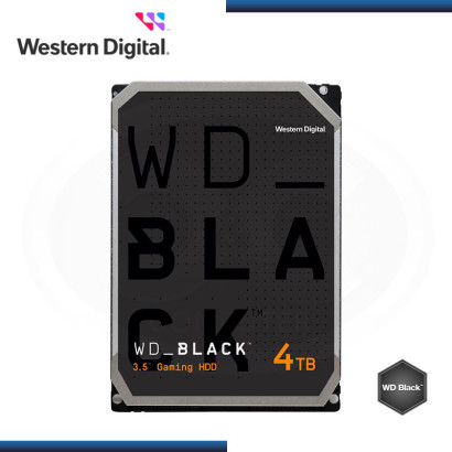 DISCO DURO 4TB WD BLACK GAMING SATA 6GB/s (PN:WD4005FZBX)