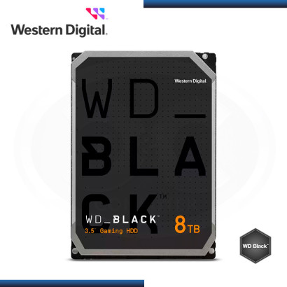 DISCO DURO 8TB WD BLACK GAMING SATA 6GB/s (PN:WD8001FZBX)