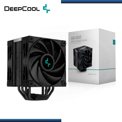 DEEPCOOL AK400 ZERO DARK PLUS BLACK REFRIGERACION AIRE AMD/INTEL (PN:R-AK400-BKNNMD-G-1)