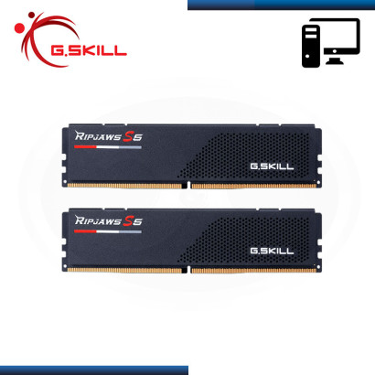 MEMORIA 32GB (16GBx2) DDR5 G.SKILL RIPJAWS S5 BLACK INTEL XMP BUS 6000MHz (PN:F5-6000J3636F16GX2-RS5K)