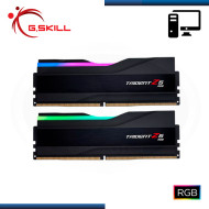 MEMORIA 48GB (24GBx2) DDR5 G.SKILL TRIDENT Z5 RGB BLACK INTEL XMP BUS 6400MHz (PN:F5-6400J3648G24GX2-TZ5RK)
