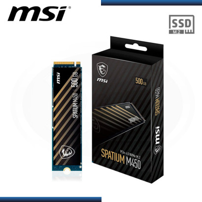 SSD MSI SPATIUM M450 500GB M.2 NVMe M.2 PCIe 4.0