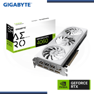 GIGABYTE GEFORCE RTX 4060 8GB GDDR6 128BITS AERO OC (PN:GV-N4060AERO OC-8GD)