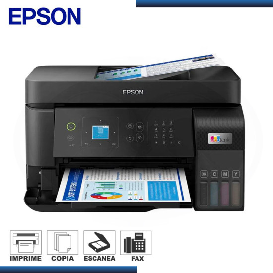 IMPRESORA EPSON ECOTANK L5590 MULTIFUNCIONAL WIFI (PN:C11CK57303)