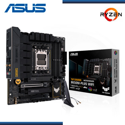 PLACA ASUS TUF GAMING B650M-PLUS WIFI AMD RYZEN DDR5 AM5 (PN:90MB1BF0-M0AAY0)
