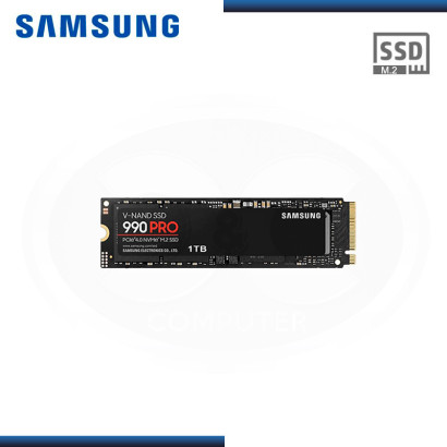 SSD 1TB SAMSUNG 990 PRO M.2 2280 NVMe PCIe GEN4 (PN:MZ-V9P1T0B/AM)
