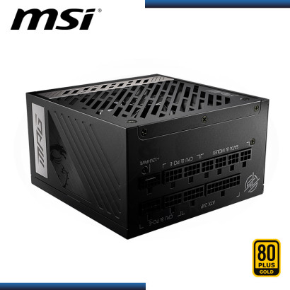 FUENTE MSI MPG A850G PCIE5 BLACK 850W 80 PLUS GOLD MODULAR (PN:306-7ZP7B23-CE0)