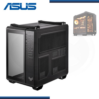CASE ASUS TUF GAMING GT502 BLACK SIN FUENTE VIDRIO TEMPLADO USB 3.2 (PN:90DC0090-B08000)