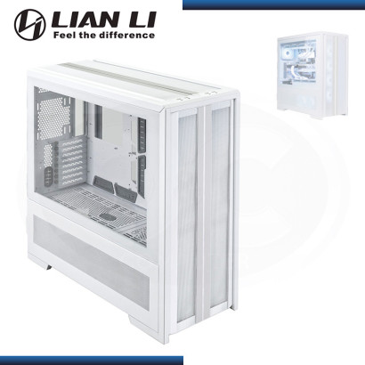 CASE LIAN LI V3000 PLUS WHITE SIN FUENTE VIDRIO TEMPLADO USB 3.0 (PN:V3000PW)