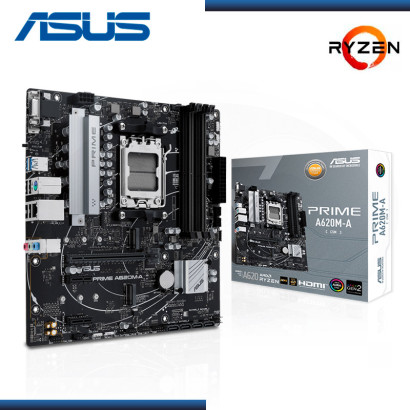 PLACA ASUS PRIME A620M-A CSM AMD RYZEN DDR5 AM5 (PN:90MB1F10-M0AAYC)