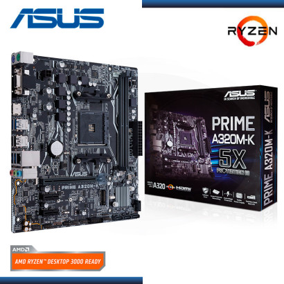 PLACA ASUS PRIME A320M-K AMD RYZEN DDR4 AM4 (PN:911-7C51-012)