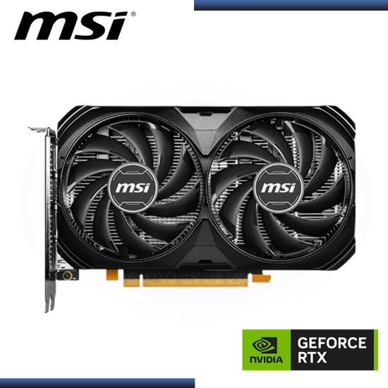 MSI GEFORCE RTX 4060 8GB GDDR6 128BITS VENTUS 2X OC EDITION (PN:912-V516-012)