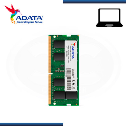 MEMORIA 16GB DDR4 ADATA SODIMM BUS 3200MHZ (PN:AD4S320016G22-SGN)