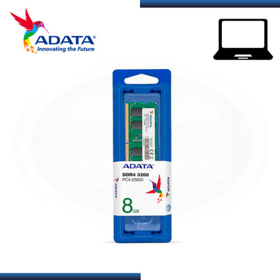 MEMORIA 8GB DDR4 ADATA SODIMM BUS 3200MHZ (PN:AD4S32008G22-SGN)