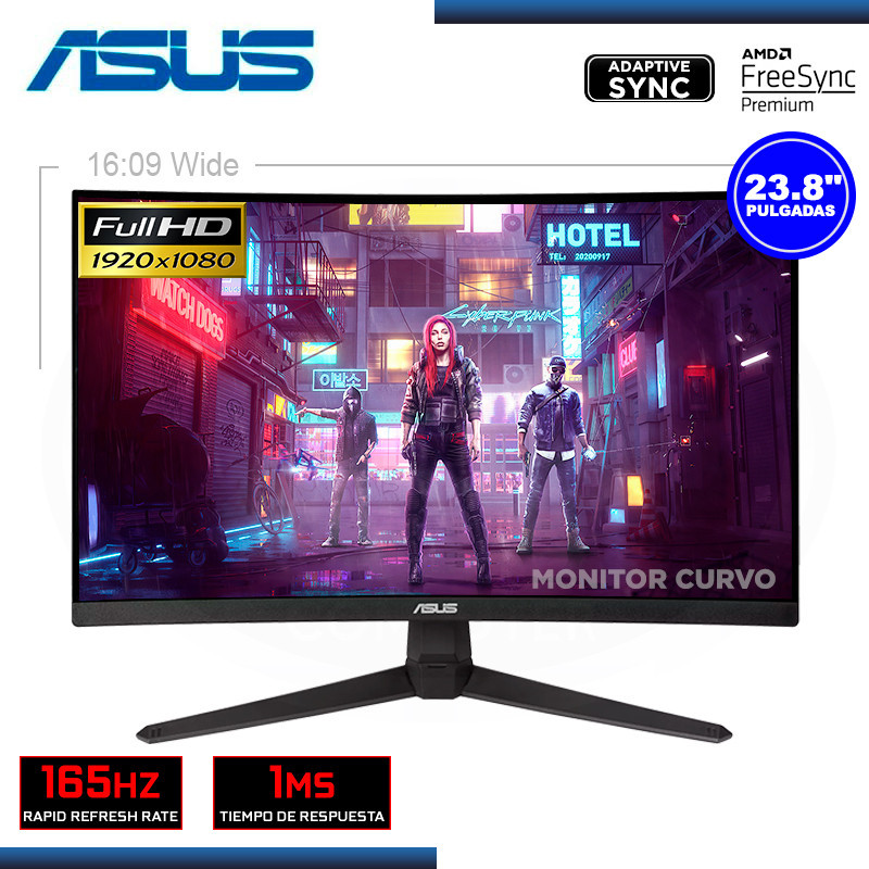 Monitor Gamer Gamemax Led/Va Curvo Áudio Integrado Amd Free-Sync 144hz 1ms  Dvi/Dp/Hdmi