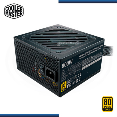 FUENTE COOLER MASTER G800 800W 80 PLUS GOLD (PN:MPW-8001-ACAAG-U2)