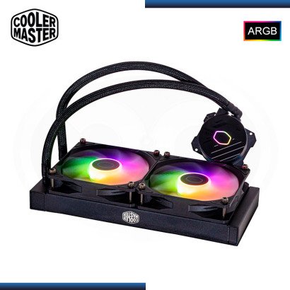 COOLER MASTER MASTERLIQUID 240L CORE BLACK ARGB REFRIGERACIÓN LIQUIDO AMD/INTEL (PN:MLW-D24M-A18PZ-R1)