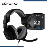 AUDIFONO ASTRO A10 G2 BLACK MULTIPLATFORMA CON MICROFONO COMPATIBLE MAC/PS5/XBOX/SWITCH (PN:939-002055)