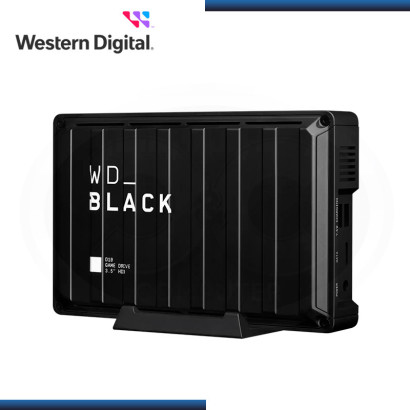 DISCO DURO 8TB EXTERNO WESTERN DIGITAL D10 BLACK GAMER DRIVE FORMATO 3.5" USB 3.2 GEN 1 (PN:WDBA3P0080HBK-NESN)