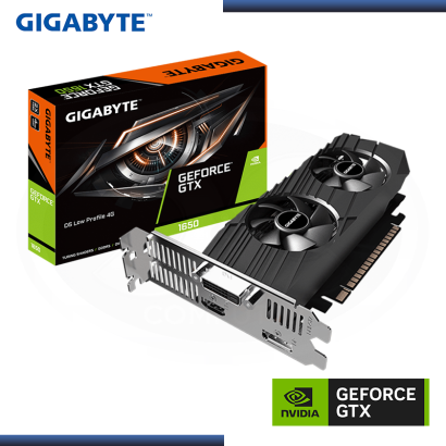GIGABYTE GEFORCE GTX 1650 4GB GDDR5 128BITS LOW PROFILE OC (PN:GV-N1650OC-4GL)