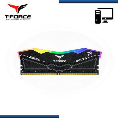 MEMORIA 16GB DDR5 T-FORCE DELTA BLACK RGB BUS 5600MHZ (PN:FF3D516G5600HC36B01)