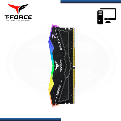MEMORIA 32GB DDR5 T-FORCE DELTA RGB BLACK BUS 5200MHZ (PN:FF3D532G5200HC40C01)
