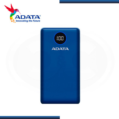 ADATA P20000QCD BLUE USB 3.0 CARGADOR DE BATERIA PORTATIL (PN:AP20000QCD-DGT-CDB)